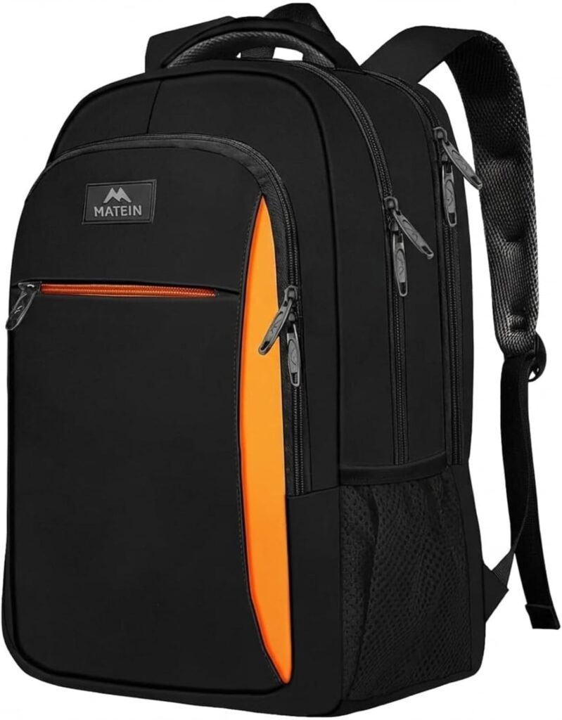 MATEIN Zaino Porta PC 17.3 Pollici, Zaino PC Impermeabile per Università | Zaino Potta PC 17.3 Pollici, Zaino Lavoro Uomo Grande, Zaini per PC Portatile, Laptop Backpack per Scuol…