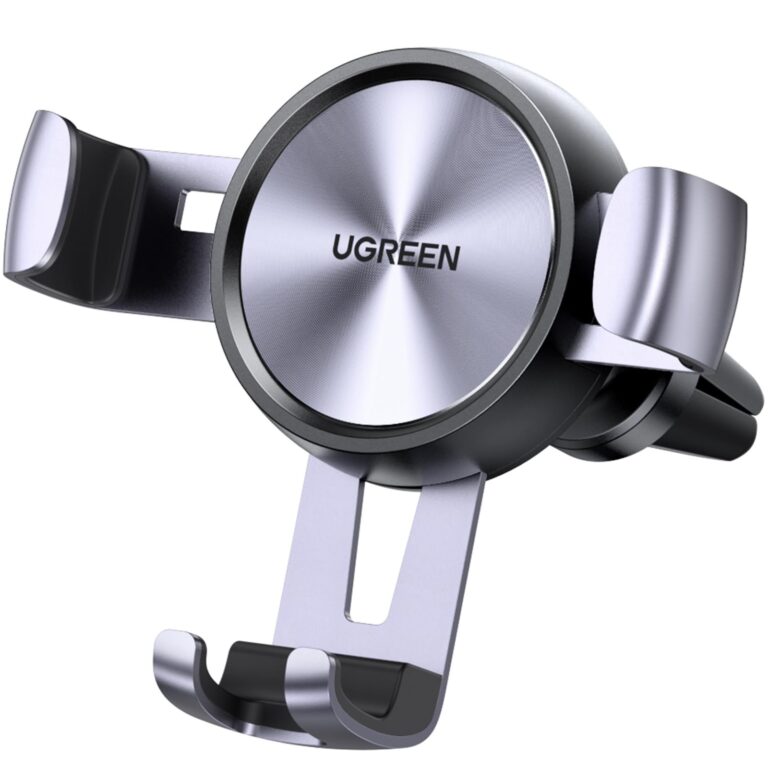UGREEN Supporto Telefono da Auto Gravità Porta Cellulare Macchina Bocchette | Compatibile con iPhone 18 17 16 Pro Max Galaxy S24 Ultra S23 Redmi note 12 pro ecc Nero