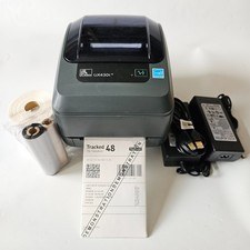 Zebra GX430t WIFI LAN USB stampante etichette trasferimento termico diretto 300 dpi 787