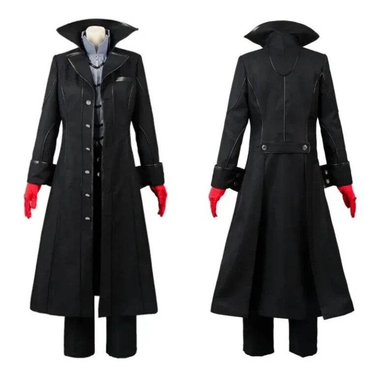 Costume cosplay Persona 5 Joker Personaggio protagonista Costume cosplay eroe con guanti rossi Uomini adulti Halloween ujfj