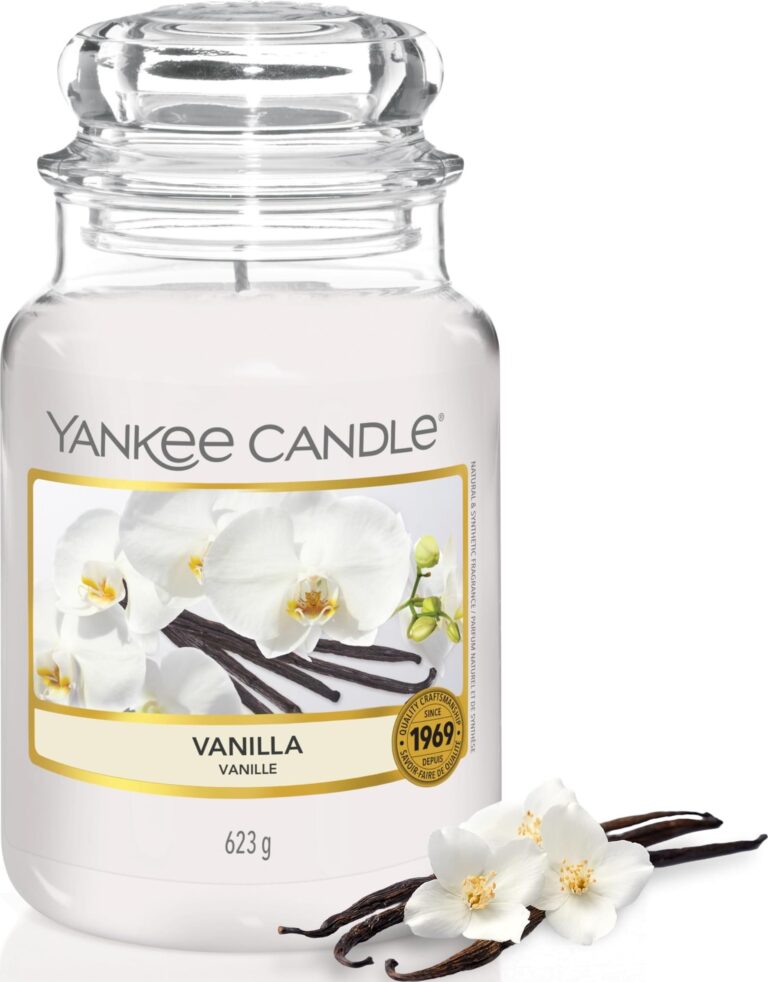 Yankee Candle Candela profumata in giara grande | Vaniglia | Durata Fino a 150 Ore | Regali per donne
