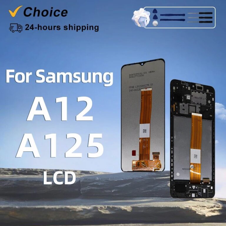 Scelta 6.5 "IPS per Samsung Galaxy A12 Display LCD A125 SM-A125M SM-A125U Touch Screen Digitizer SM-A125N parti di ricambio LCD