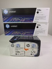 Confezione 4 Toner HP 128A Nero CE320A Originali OEM Sigillati Laserjet Pro CP1525 CM1415
