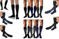 12 PAIA CALZINI DA UOMO LUNGHI COTONE VARI COLORI E FANTASIE A SCELTA