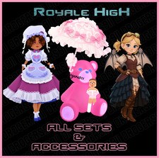 ROYAL HIGH 🌸 TUTTI I SET E ACCESSORI 💫 – PREZZI PIÙ ECONOMICI! (Leggi Descrizione)