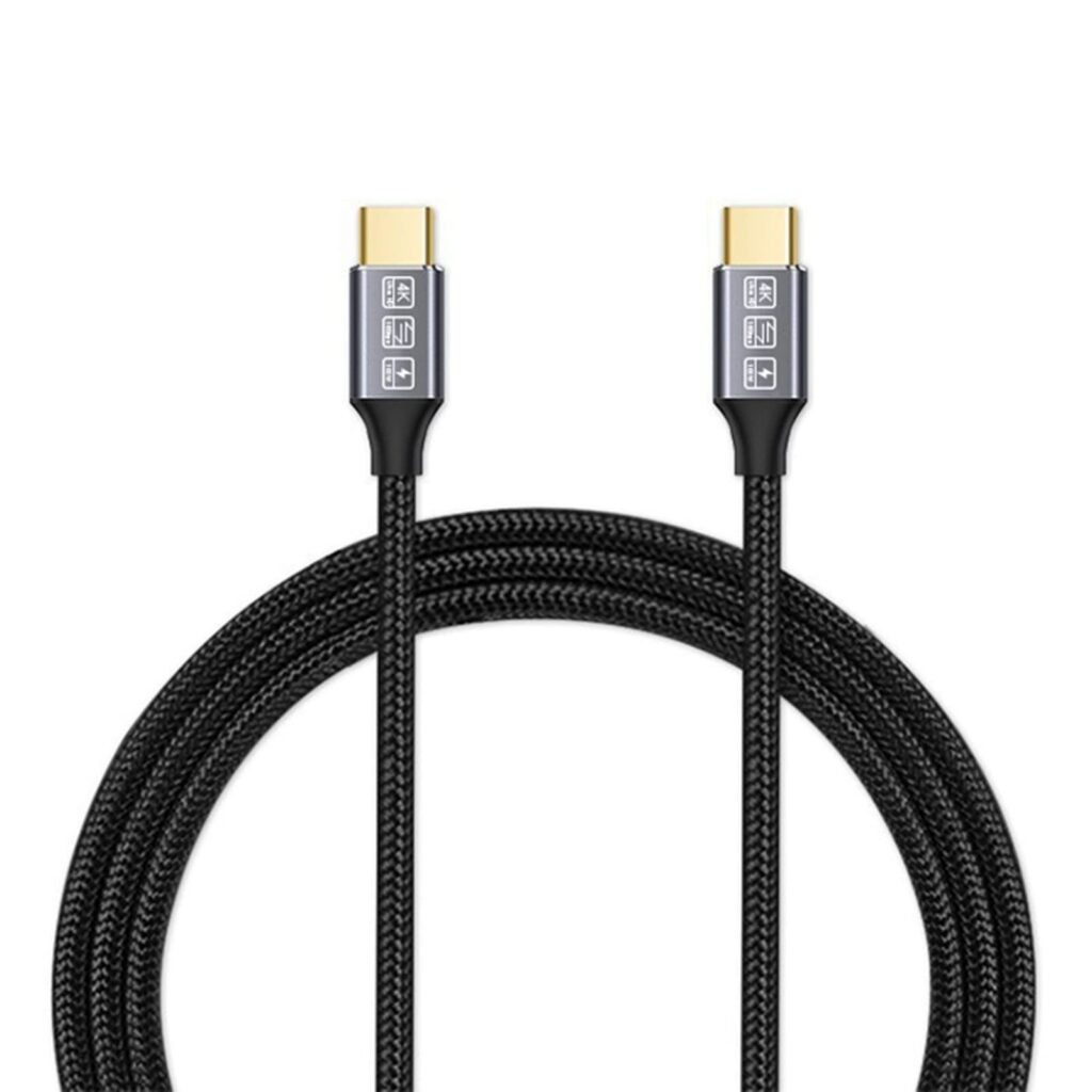 USB-C to USB-C 3.1 Gen2 Cable 10Gbps Data Transfer, 100W 20V/5A 3.3ft USB Type C PD Fast Charging Cable 4K Video Output Compatible with Thunderbolt 3, MacBook Pro, Galaxy S21 1M