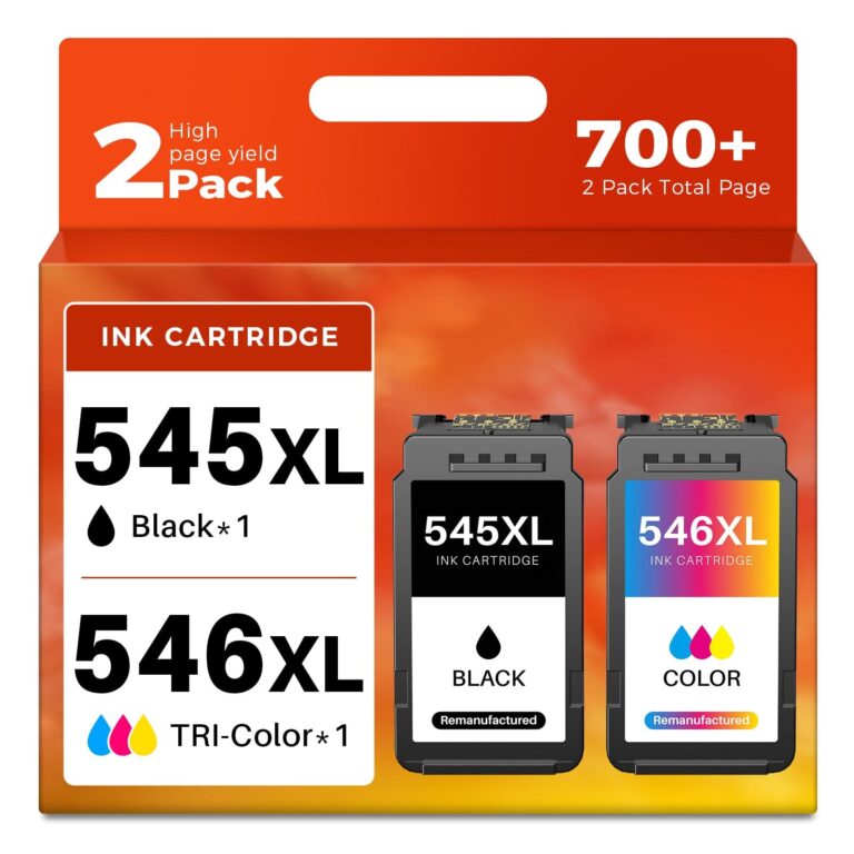 545XL 546XL compatibile Cartucce per Canon 545 546 XL Multipack TS3350 | per PG-545XL CL-546XL per TS3350 MG2550s TR4550 MX490 MX495 TS3150 TR4500 TS3351 TS3300 TR4600 TS3100 TS31…