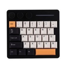 KiiBOOM Cybrix 29 Tastiera da Gioco Effetto Hall 29 Tasti 3 Manopole 8KHz CNC
