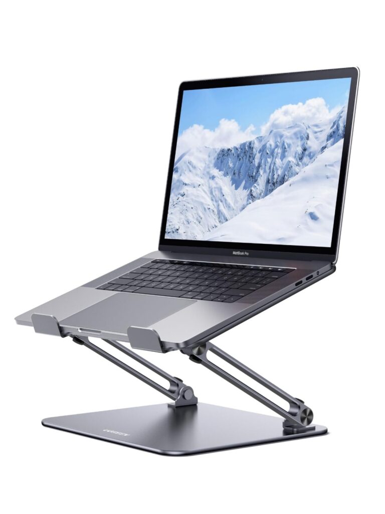 UGREEN Supporto per Laptop Pieghevole e Regolabile Porta per PC Portabile | Ergonomica con Raffreddamento Ventilato da 10 a 17 Pollici Compatibile con MacBook Air Pro HP Acer
