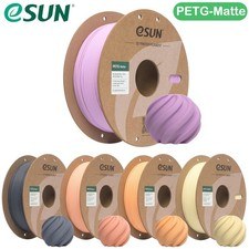 Filamenti stampante 3D opachi eSUN PETG 1,75mm 1KG bobina texture opaca nuovo arrivo