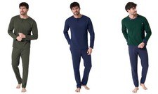 pigiama uomo SERGIO TACCHINI invernale caldo COTONE polsino bottoni 5 colori