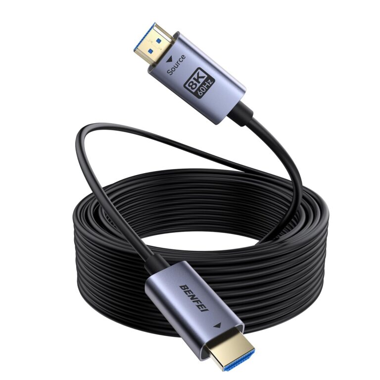 BENFEI cavo in fibra ottica 8K HDMI 2.1 da 30 metri - 8K@60Hz,48Gbps ad alta velocità,classificato CL3 per installazione a parete,con eARC/HDR dinamico/HDCP 2.3 - per PS5, Xbox, G…