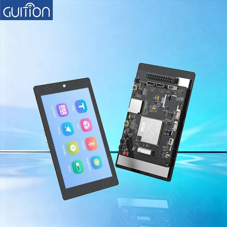 Scheda di sviluppo ESP32-P4 ESP32-C6 con display LCD TFT a schermo capacitivo IPS da 4,3 pollici per progetti fai-da-te di domotica e IoT.