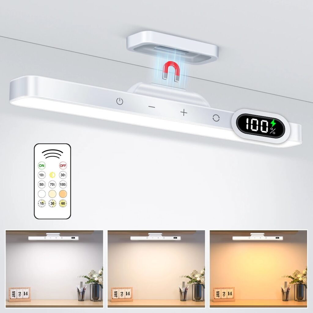 Luci da specchio dimmerabili WILLED 5W Luce per trucco regolabile in 3 colori con 120 LED 2500mAh Luci a LED ricaricabili sotto l'armadio