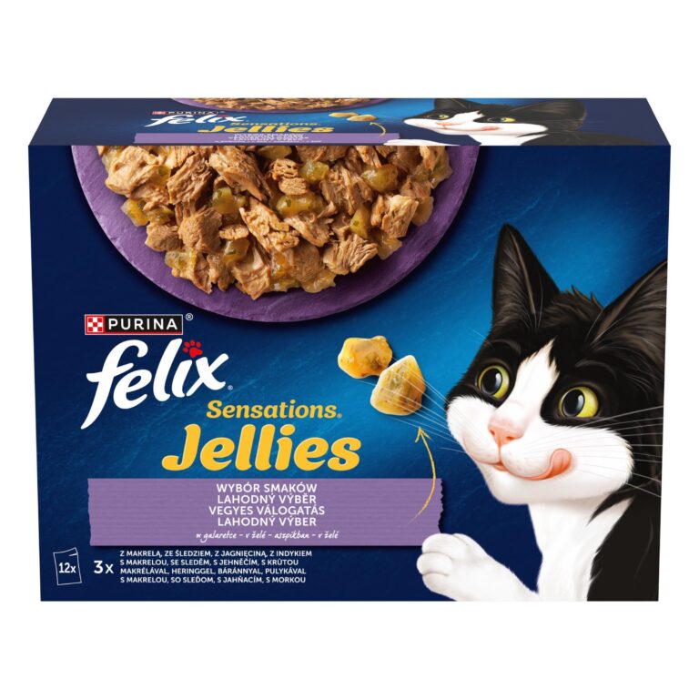 Purina Cibo per gatti Felix Sensations Tacchino Agnello 12 x 85 g