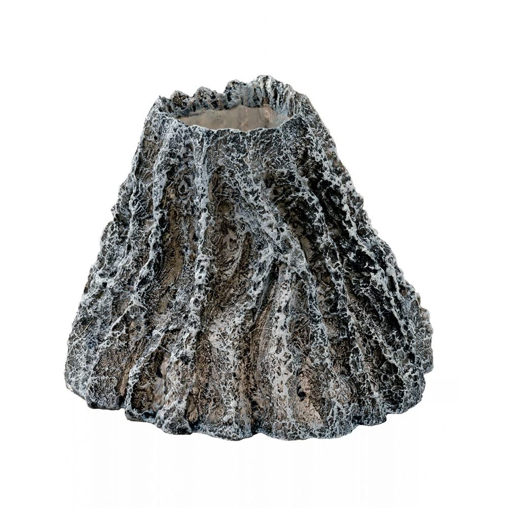 Hydor Decorazione per Acquari, VOLCANO SHOW, Vulcano, in Resina Atossica Dipinta a Mano, Arredo Acquario