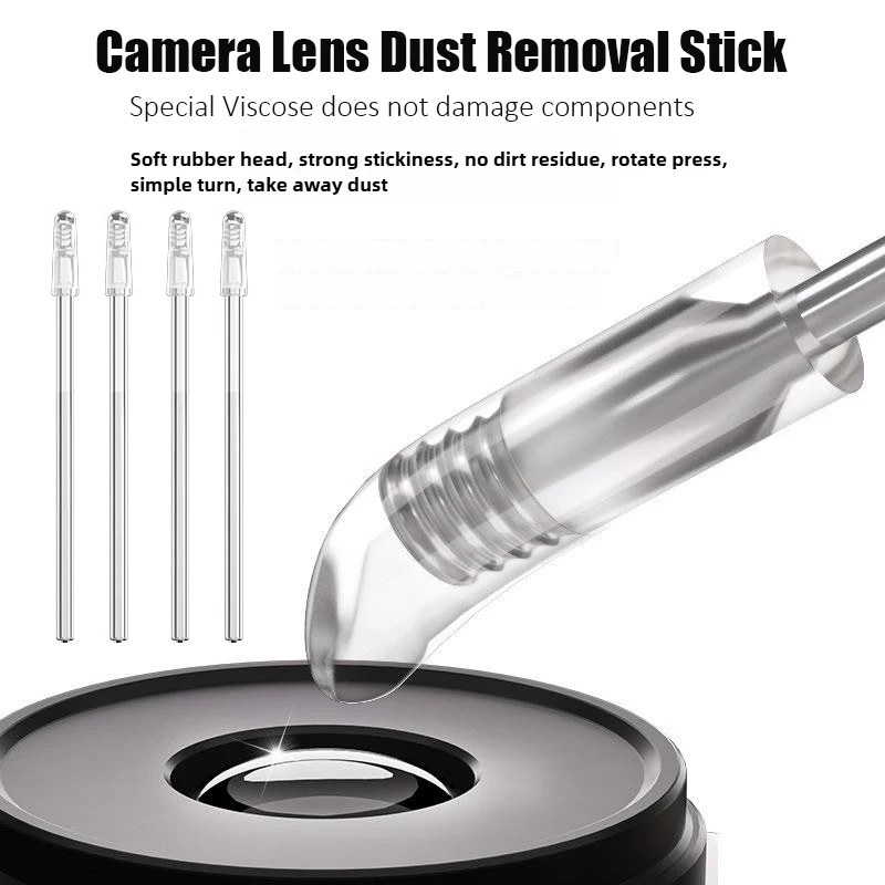 Pulitore per lenti portatile per fotocamera, in resina sintetica, per la rimozione della polvere delle impronte digitali, per lo strumento di pulizia dello schermo dell'obiettivo…