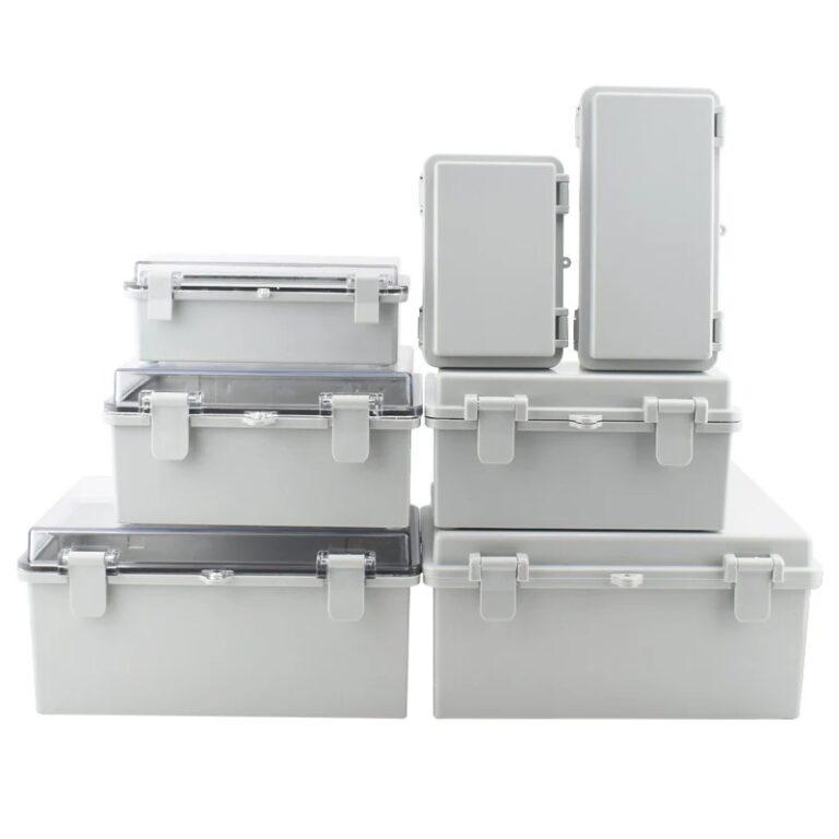 Custodia in plastica impermeabile IP67 con scatola di giunzione elettrica Hasp Scatole di distribuzione per case di alimentazione con interruttore sigillato esterno