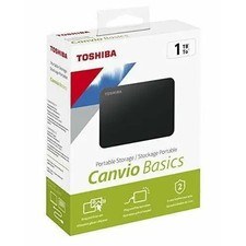 Hard Disk 1 TB Usb 3.2 2,5" Toshiba Canvio Basic Windos MacOs esterno PS4 PS5
