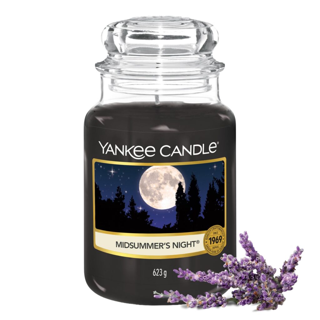 Yankee Candle Candela profumata in giara grande | Notte di Mezza Estate | Durata Fino a 150 Ore | Regali per donne