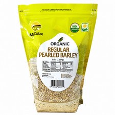 Orzo perlato regolare biologico McCabe, alta fibra e minerali certificato USDA 3 libbre