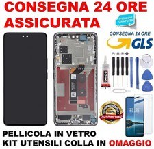 DISPLAY TOUCH FRAME ORIGINALE SERVICE HONOR 200 PRO ELP-AN00 NX9 SCHERMO NERO