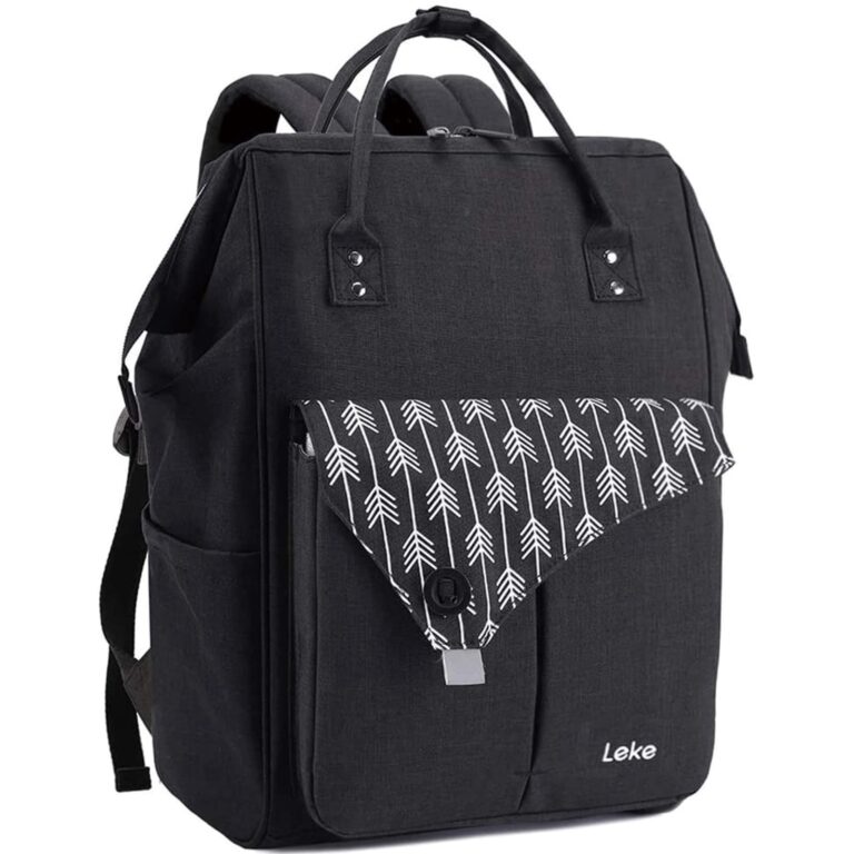 Lekesky Zaino Donna, Multiuso Zaino Porta PC Donna 15.6 Pollici con Borsa Antifurto, Impermeabile Lavoro Laptop Elegante per Viaggio, Ufficio, Università