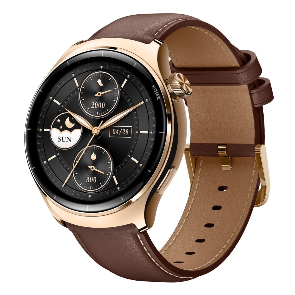 Mibro Lite3 Pro Smartwatch Donna per Corsa, GPS, 1,32'' AMOLED, Oro rosa | 15 Giorni Autonomia, Chiamate Bluetooth, Monitoraggio Fitness, Sonno & Battito, per Corsa/Trekking/pales…