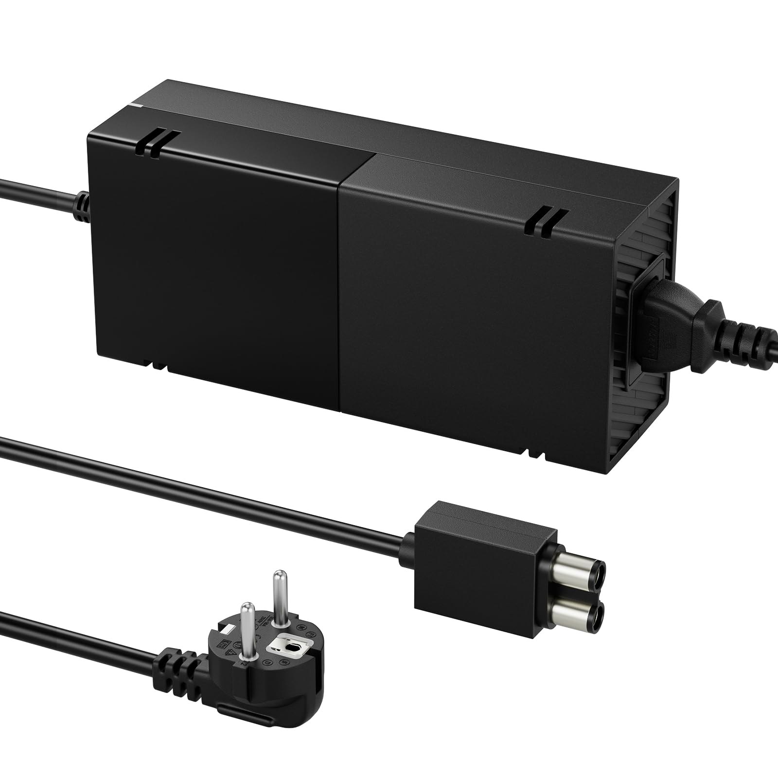 DINTYOU Alimentatore per Xbox One, Adattatore AC con Ventola Silenziosa, Versione Silenziosa Migliorata, Compatibile con 100-240V, Caricabatterie per Console Xbox One