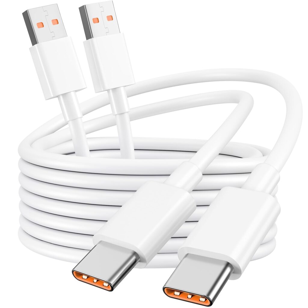 2-Pack 2M/120W/6A Cavo USB C Ricarica RapidaType-C per Xiaomi Redmi POCO | Per Xiaomi Redmi Note 13 13T 14 14T 15 15T 17T 17 Ultra Pro 5G A7 A5 15C 14C, POCO F9 F8 F7 M8 X8 M7 X7…