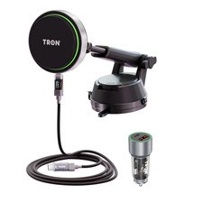 Caricabatteria auto TRON 25W wireless raffreddamento ghiaccio compatibile / iPhone e Android