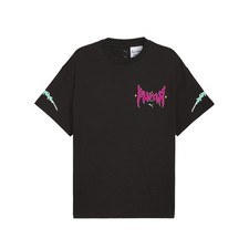 T-shirt PUMA Hoops X Rick And Morty girocollo manica corta uomo nera casual a