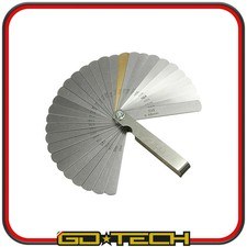 SPESSIMETRO 32 LAME VALVOLE MISURAZIONE SPESSORE 0.04-0.88 mm LAMINE IN ACCIAIO