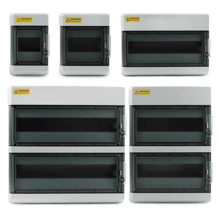 HS-4/6/9/12/15/18/24/36 VIE IP65 Scatola di distribuzione impermeabile Custodia elettrica in plastica ABS Scatola di giunzione per interruttori esterni FAI DA TE GO