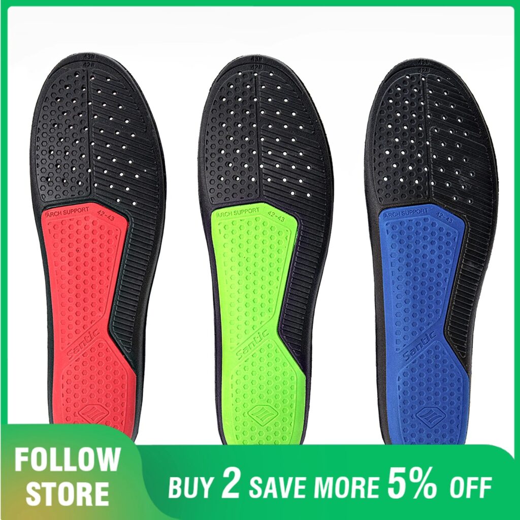 Solette da ciclismo Santic con supporto per l'arco plantare, antiscivolo, anti-sudore, antiurto, traspiranti, per MTB, ciclismo su strada, pendolarismo, unisex