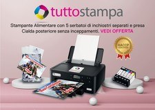 PROMO STAMPANTE ALIMENTARE PER CIALDE OSTIA PASTA DI ZUCCHERO CERTIFICATA HACCP