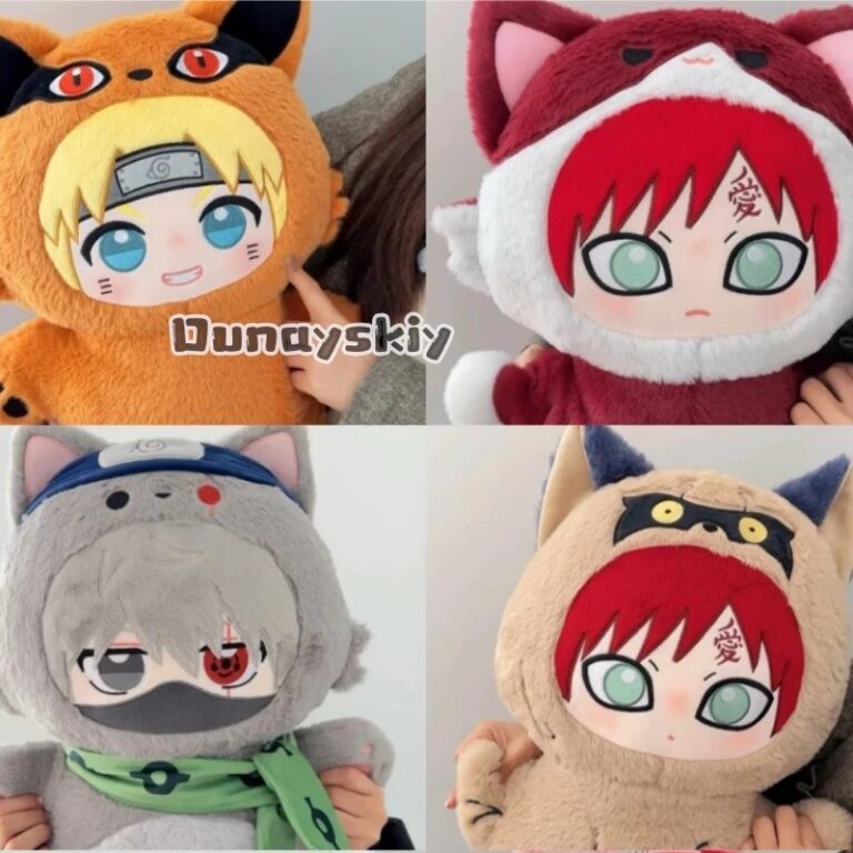 Cuscino da 70 cm Kakashi Gaara, Bambola Cosplay in Peluche di Cotone, Morbido Cuscino Lungo da Abbraccio, Regalo Carino di Natale e Halloween ​ ​