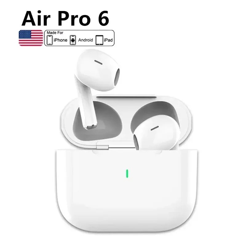 Nuovi Auricolari Bluetooth True Wireless Air Pro, Cuffie con Suono HiFi, Bassa Latenza, Riduzione del Rumore ANC per iPhone e Android