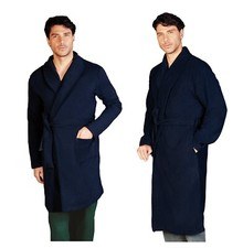 Vestaglia UOMO calda invernale NOTTINGHAM blu PUNTO MILANO cintura 2 tasche