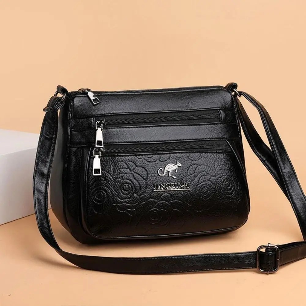 Borsa da donna borsa di mezza età borsa per madre moda multistrato grande capacità spalla singola madre-in-law acquista borsa per verdure