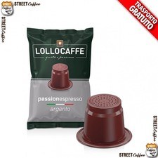 100 Cialde Capsule Caffè Lollo Miscela Argento compatibili Nespresso gratis