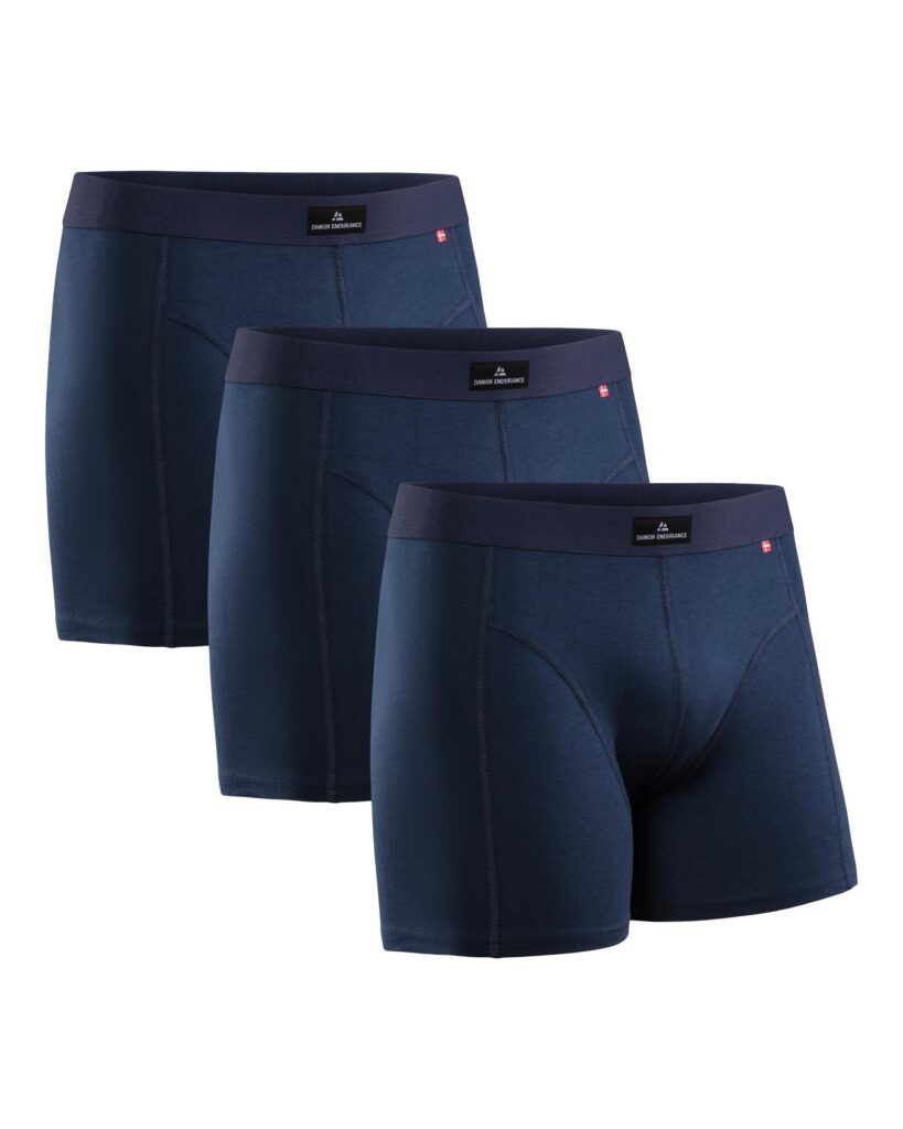 DANISH ENDURANCE Boxer Uomo Cotone, con o Senza Patta, 3 o 10 Paia | Boxer in cotone elasticizzato con cuciture piatte, con o senza patta frontale, per uso quotidiano