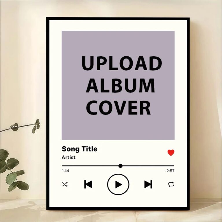 Stampa Personalizzata di Copertine di Album Musicali: Poster Musicali Personalizzati, Scegli Qualsiasi Copertina di Album per una Personalizzazione su Misura Senza Cornice
