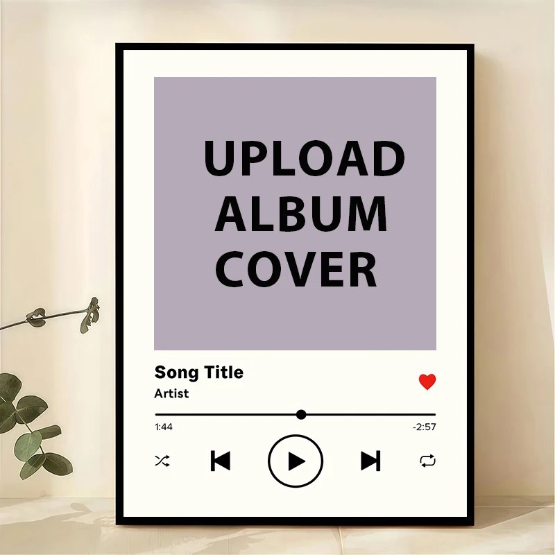 Stampa Personalizzata di Copertine di Album Musicali: Poster Musicali Personalizzati, Scegli Qualsiasi Copertina di Album per una Personalizzazione su Misura Senza Cornice