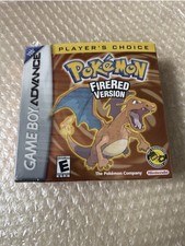 Pokémon Rosso Fuoco GBA CiB come nuovo