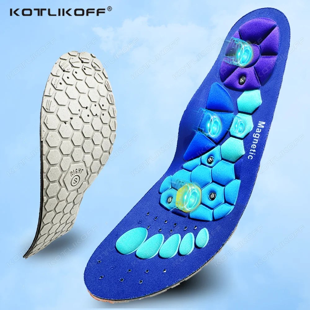 Terapia magnetica medica Solette sportive Massaggio Piede Perdita di peso Dimagrante Digitopiede per digitopressione Anti-fatica Assistenza sanitaria Rilievi per scarpe