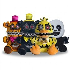 XSmart 7" Nightmare Plushies Set di 4 FNaF Five Nights at Freddy's 2 Limited Nuovo con etichette