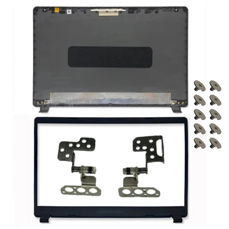 Per Acer Aspire 3 N19C1 A315-42 A315-42G A315-54 A315-54K A315-56 EX215-52 LCD Della Copertura Posteriore Coperchio Posteriore Lunetta Cerniere Top Case Grigio