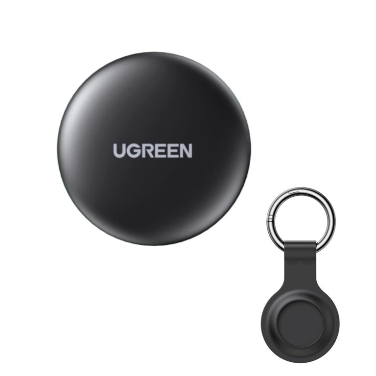 UGREEN FineTrack Mini Tag Supporta iOS 2 pezzi | Batteria da 18 Mesi, Localizzatore Bluetooth, Tracker, Tracker per Chiavi Bagaglio Portafoglio Bicicletta Zaino Borsa