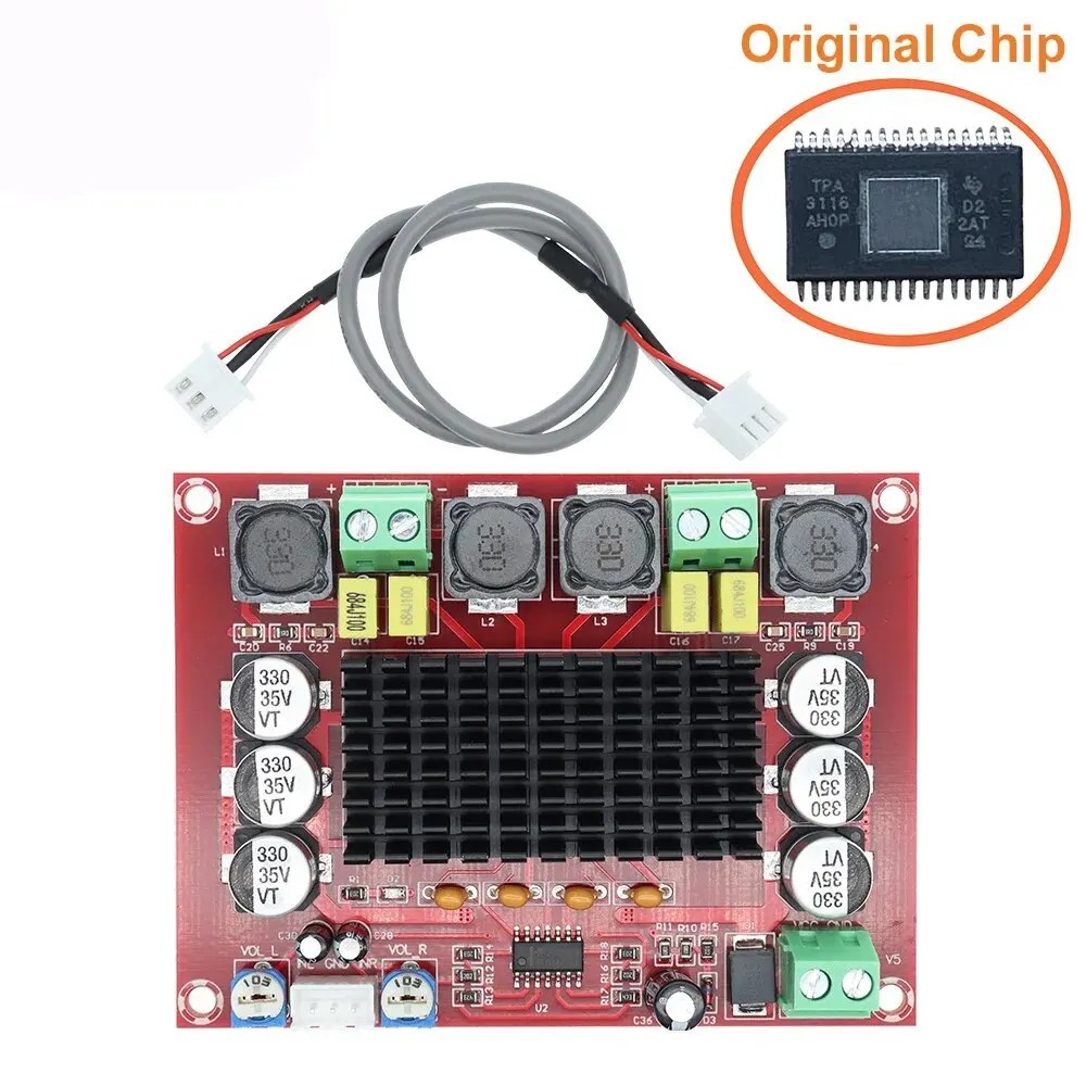 Chip originale TPA3116 D2 XH-M543 12V 24V 120W * 2 Scheda amplificatore audio di potenza digitale a doppio canale 120W X2 TPA3116D2